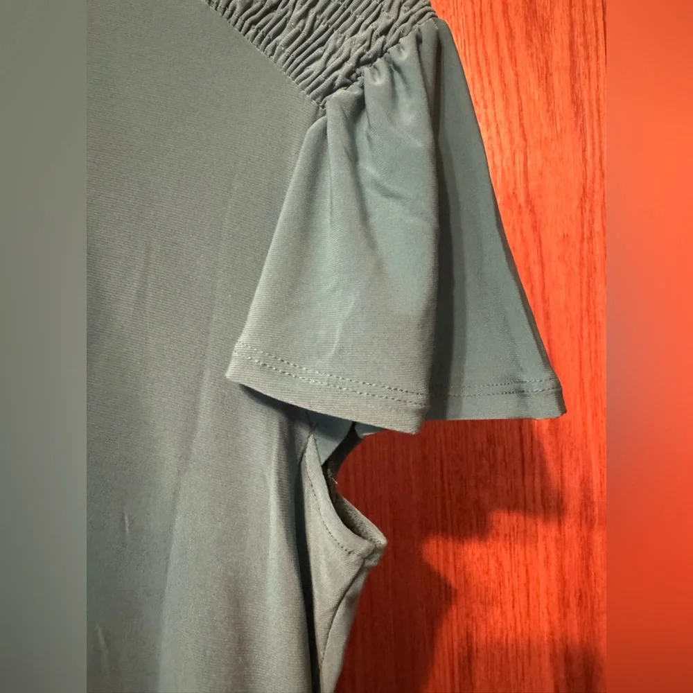 NWT Teal T-shirt Dress - Picture 8 of 16